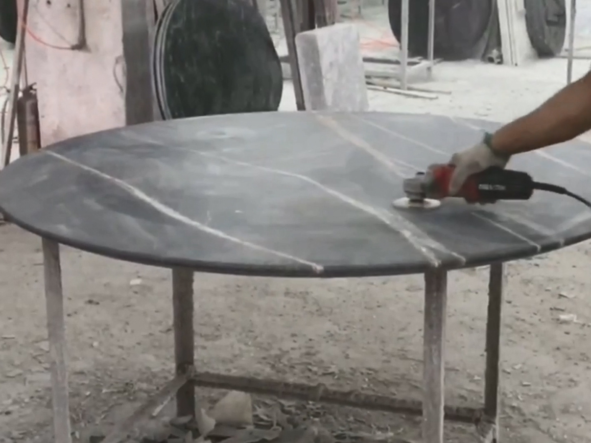 Marble Table Top Polishing