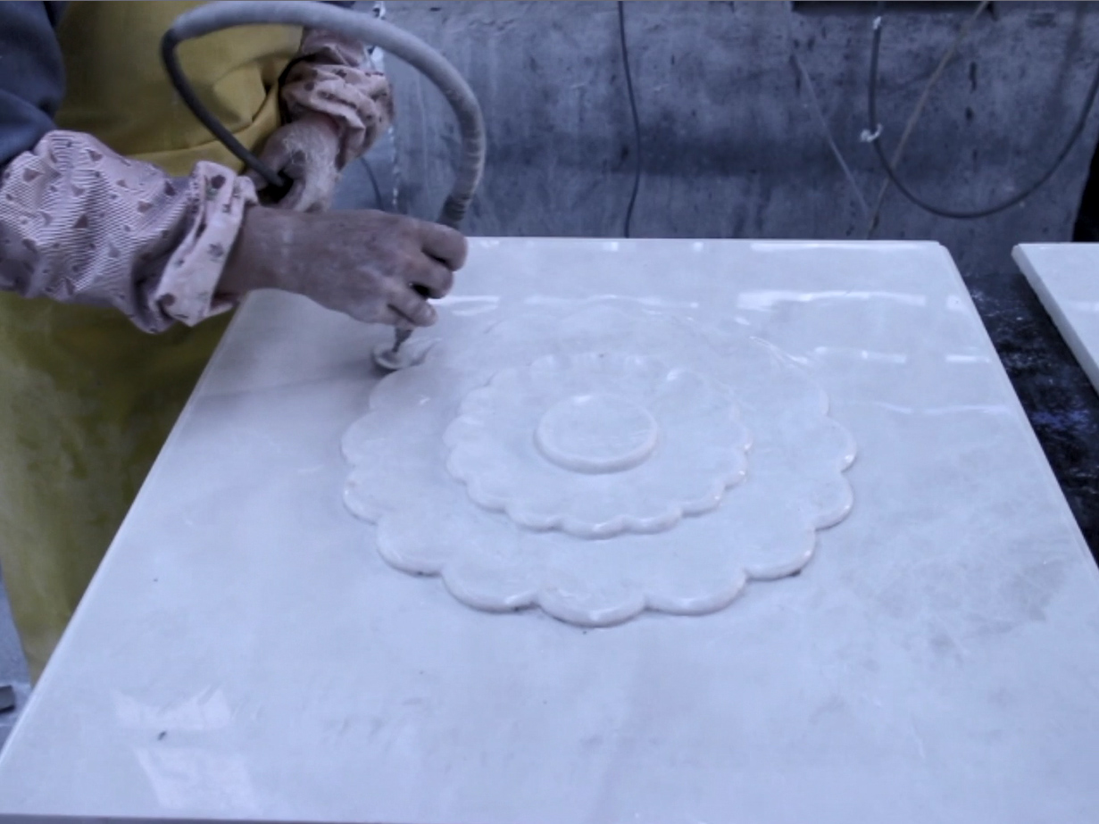 Carving Tile Polishing